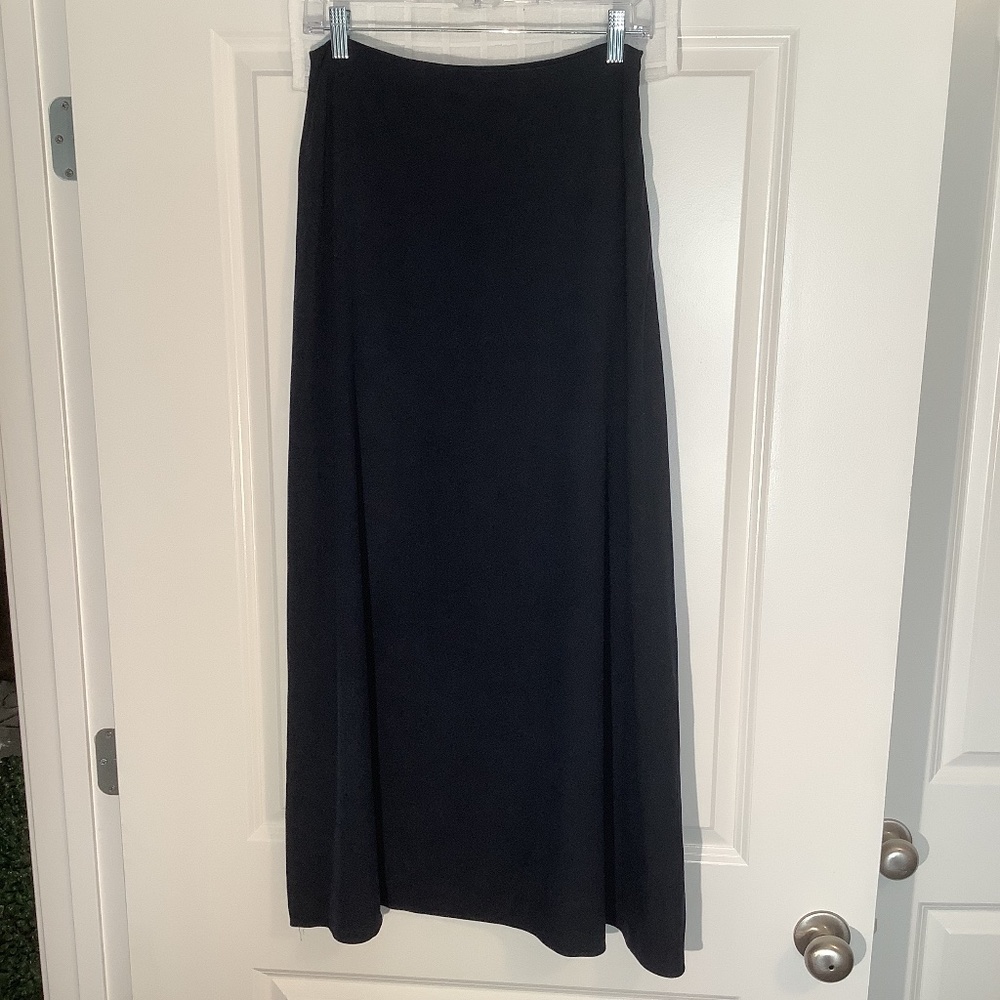 Lauren Ralph Lauren Ladies  Lined Maxi Skirt Navy Blue Size 8